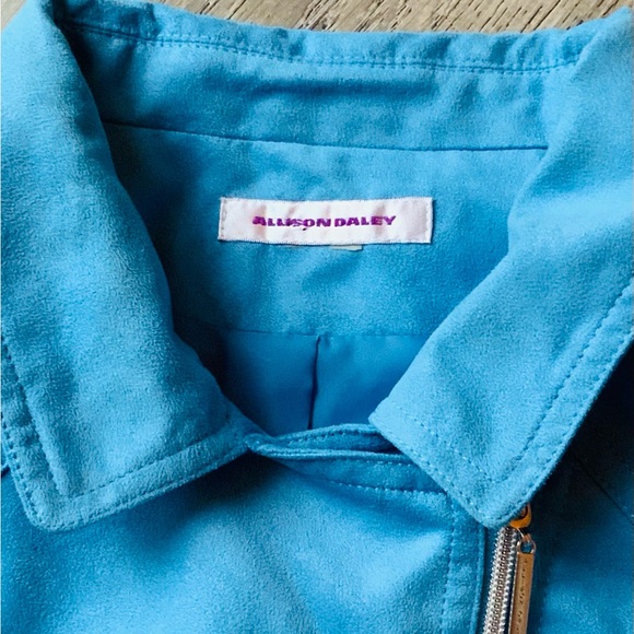 Allison Daley Bomber Jacket *No Size Tag* (Large?) - Picture 3 of 11